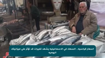 أسعار قياسية.. السمك في الإسماعيلية يشهد تغيرات قد تؤثر على ميزانيتك اليومية